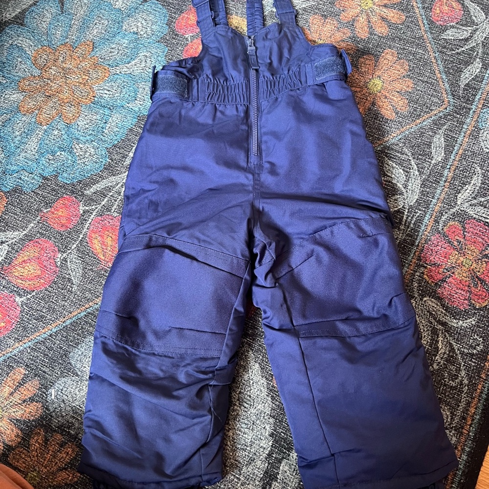 Cat & Jack Navy Blue snow bibs
